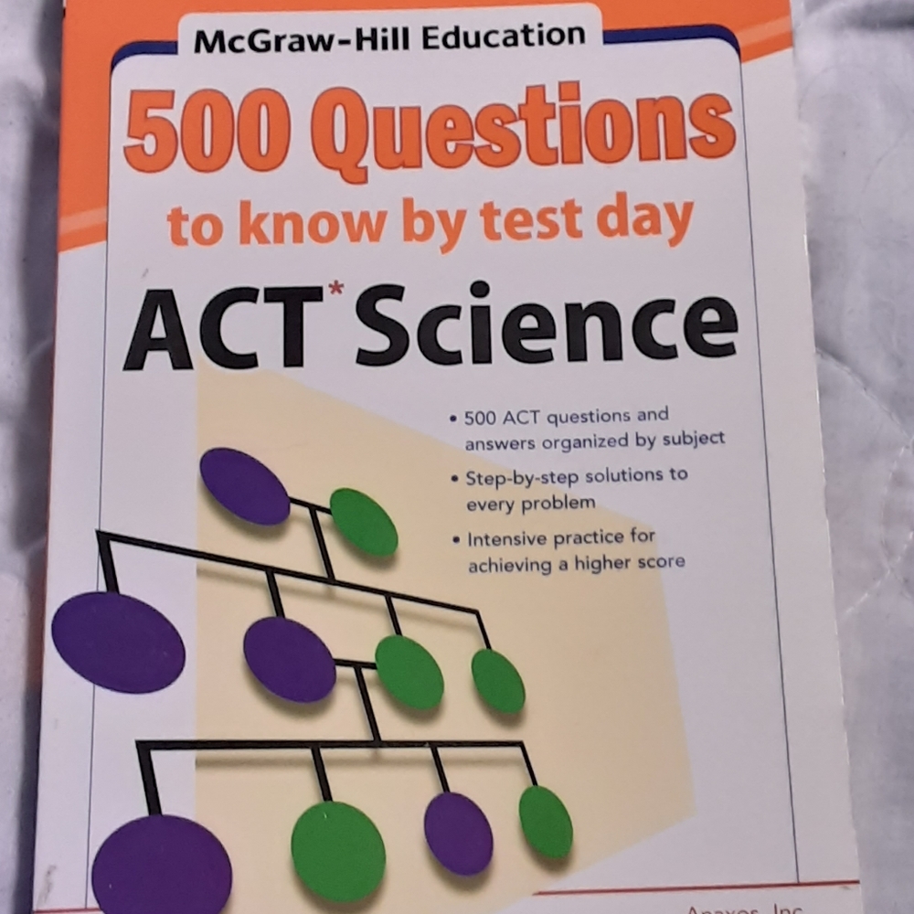 2015 500 Questions ACT Science Prep book